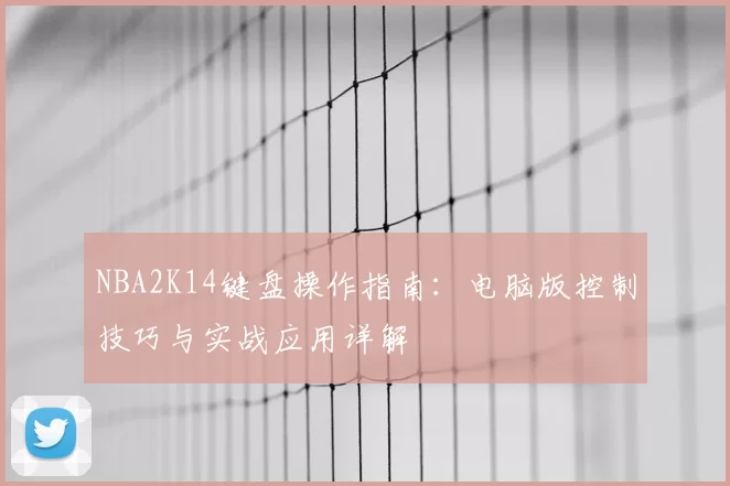 NBA2K14键盘操作指南：电脑版控制技巧与实战应用详解