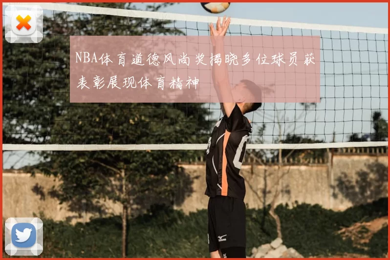 NBA体育道德风尚奖揭晓多位球员获表彰展现体育精神
