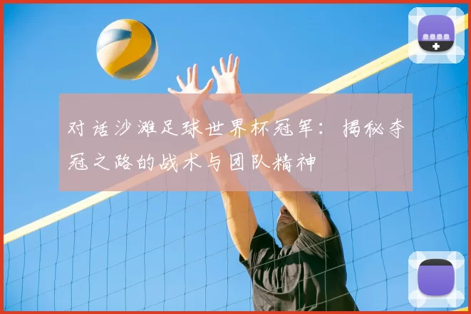 对话沙滩足球世界杯冠军：揭秘夺冠之路的战术与团队精神