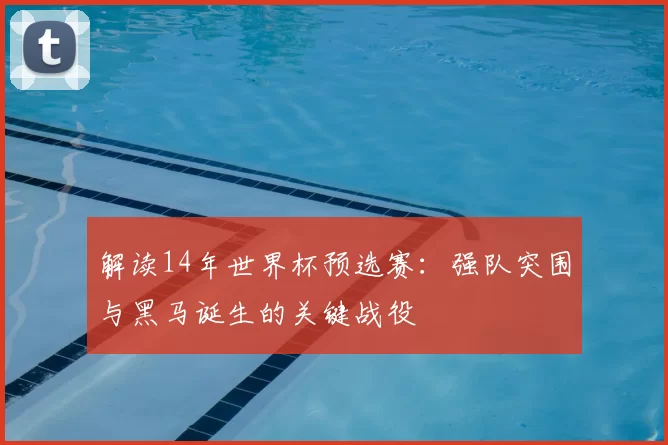 解读14年世界杯预选赛：强队突围与黑马诞生的关键战役