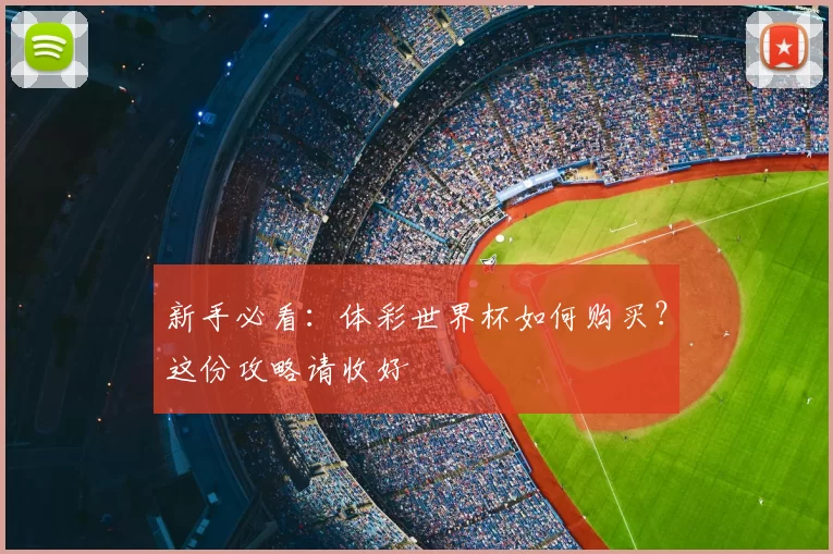 新手必看：体彩世界杯如何购买？这份攻略请收好